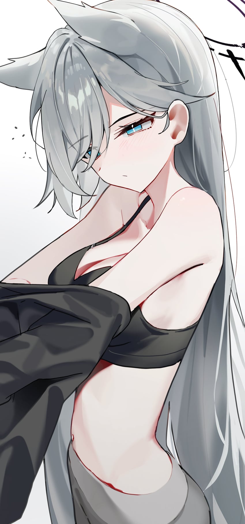 shiroko and shiroko terror (blue archive) drawn by huu_(dighapdlxm12)