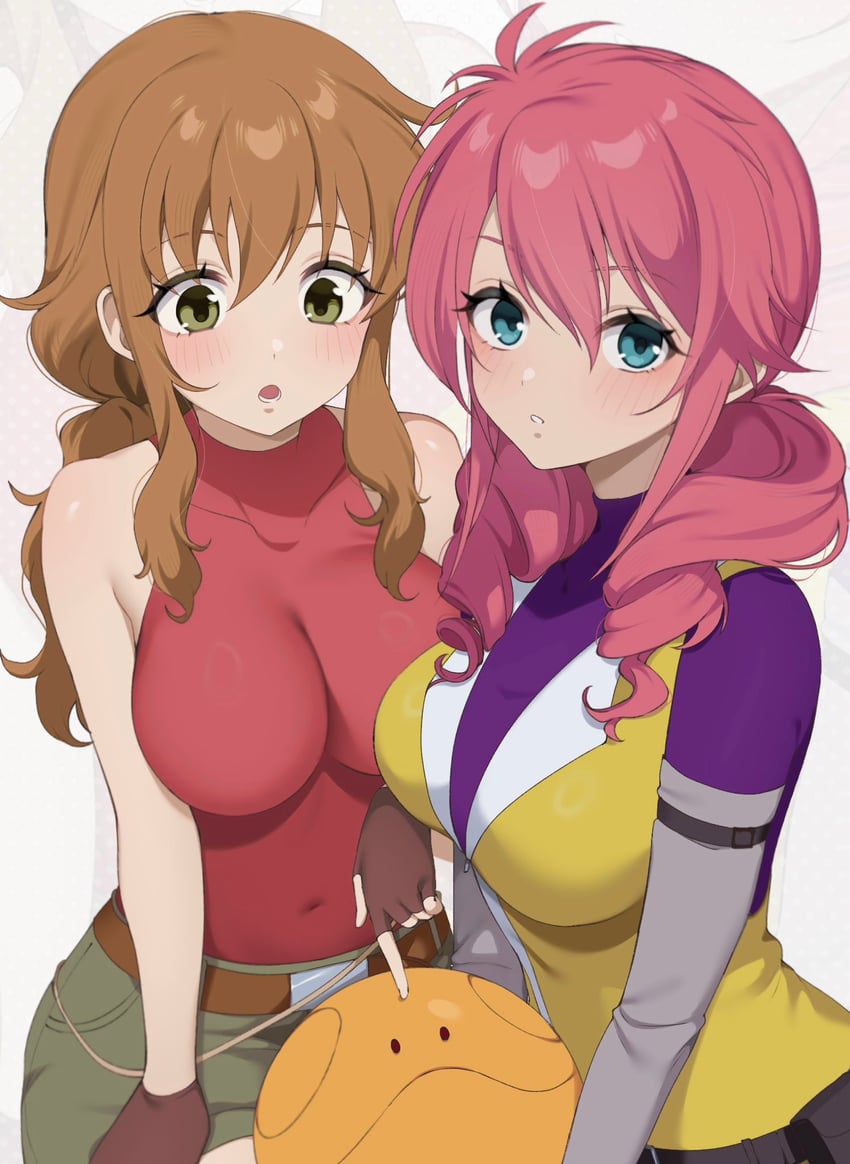 haro, feldt grace, and christina sierra (gundam and 1 more) drawn by campbell_xx