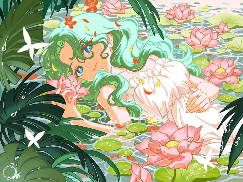 kaiou michiru and sailor neptune (bishoujo senshi sailor moon) drawn by prettysavage30