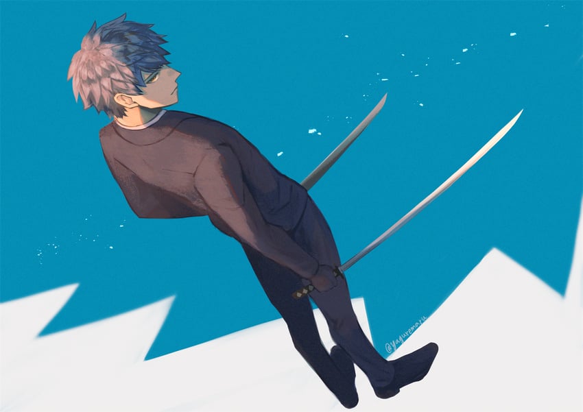saitou hajime (fate and 1 more) drawn by yaguremaru