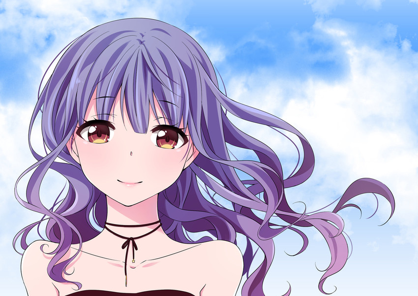Purple hair anime characters