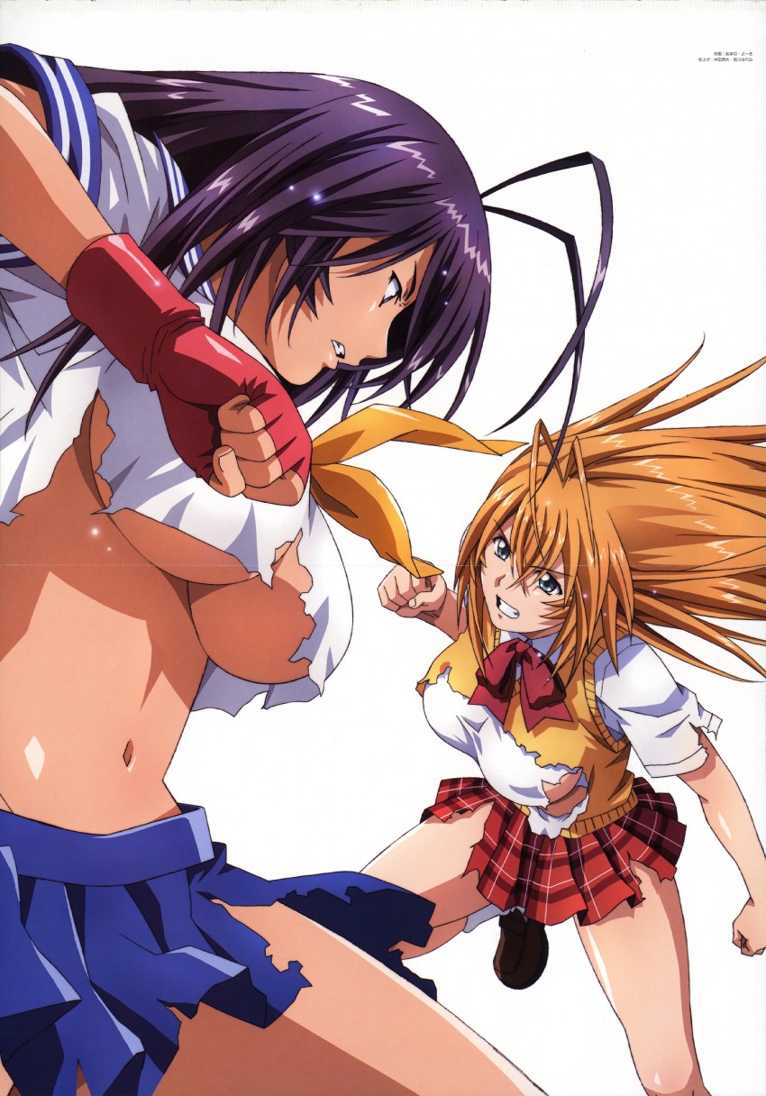 kan'u unchou and sonsaku hakufu (ikkitousen and 2 more) drawn by amano_yo-ki