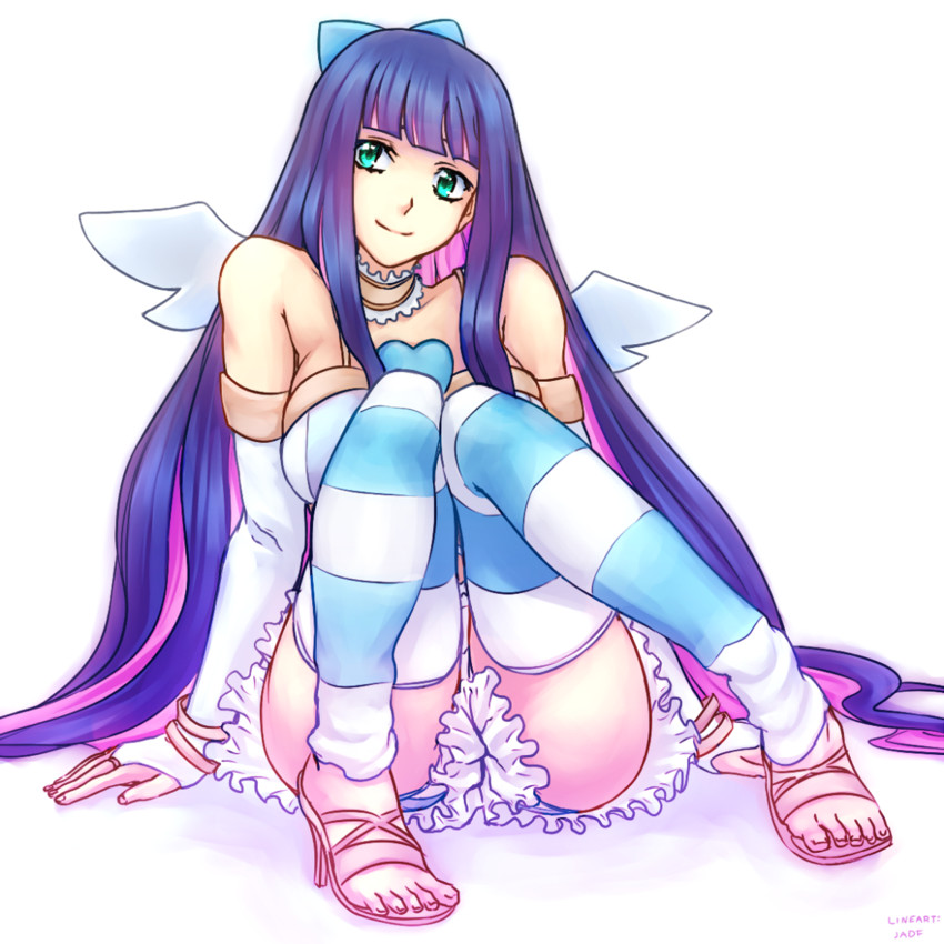 stocking (panty & stocking with garterbelt) drawn by jadf and monorus