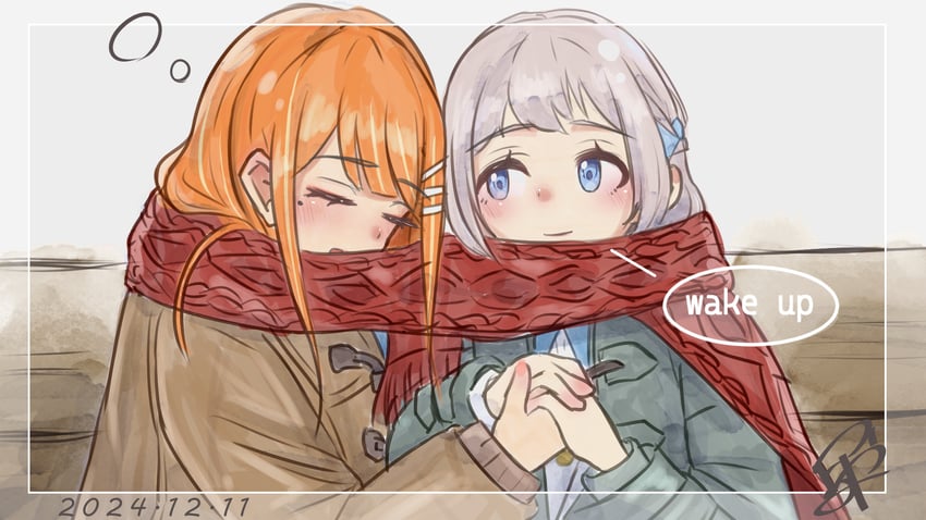 katsuragi lilja and shiun sumika (idolmaster and 1 more) drawn by rutomiartdayo