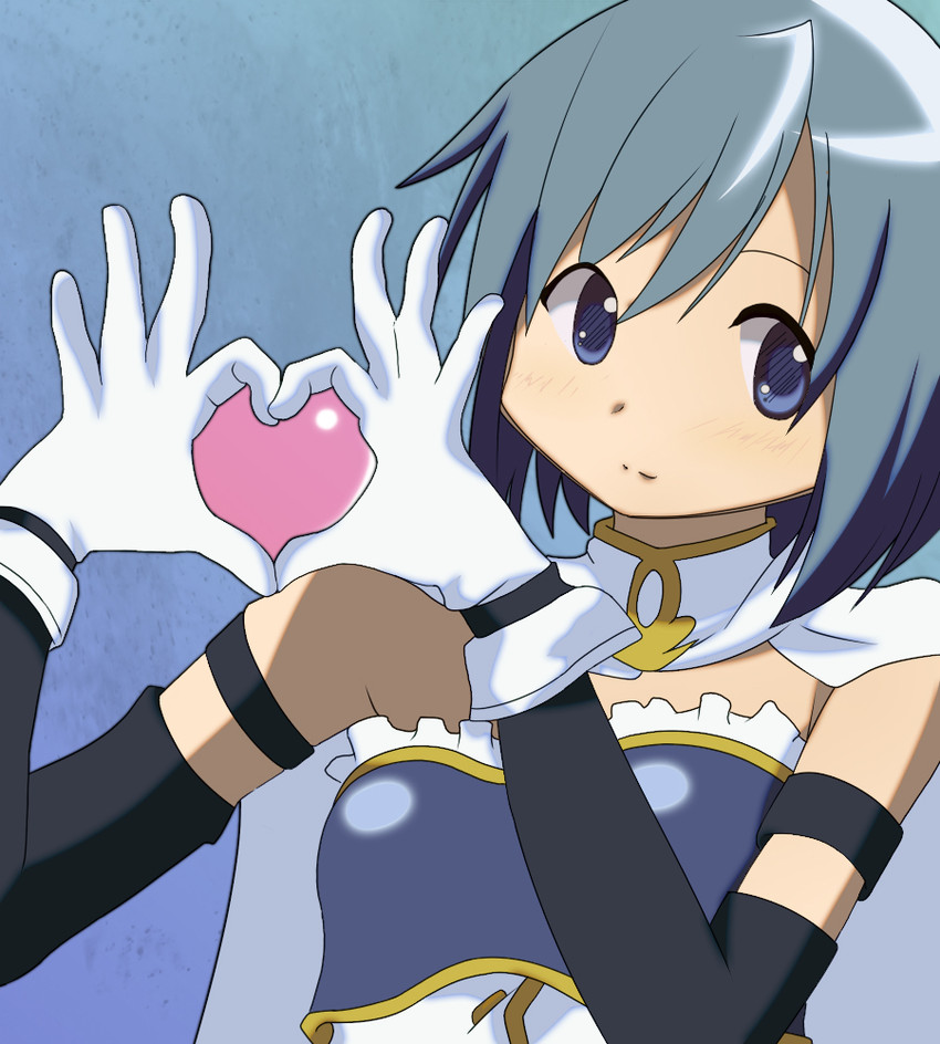 miki sayaka (mahou shoujo madoka magica) drawn by li@_(rikku04)