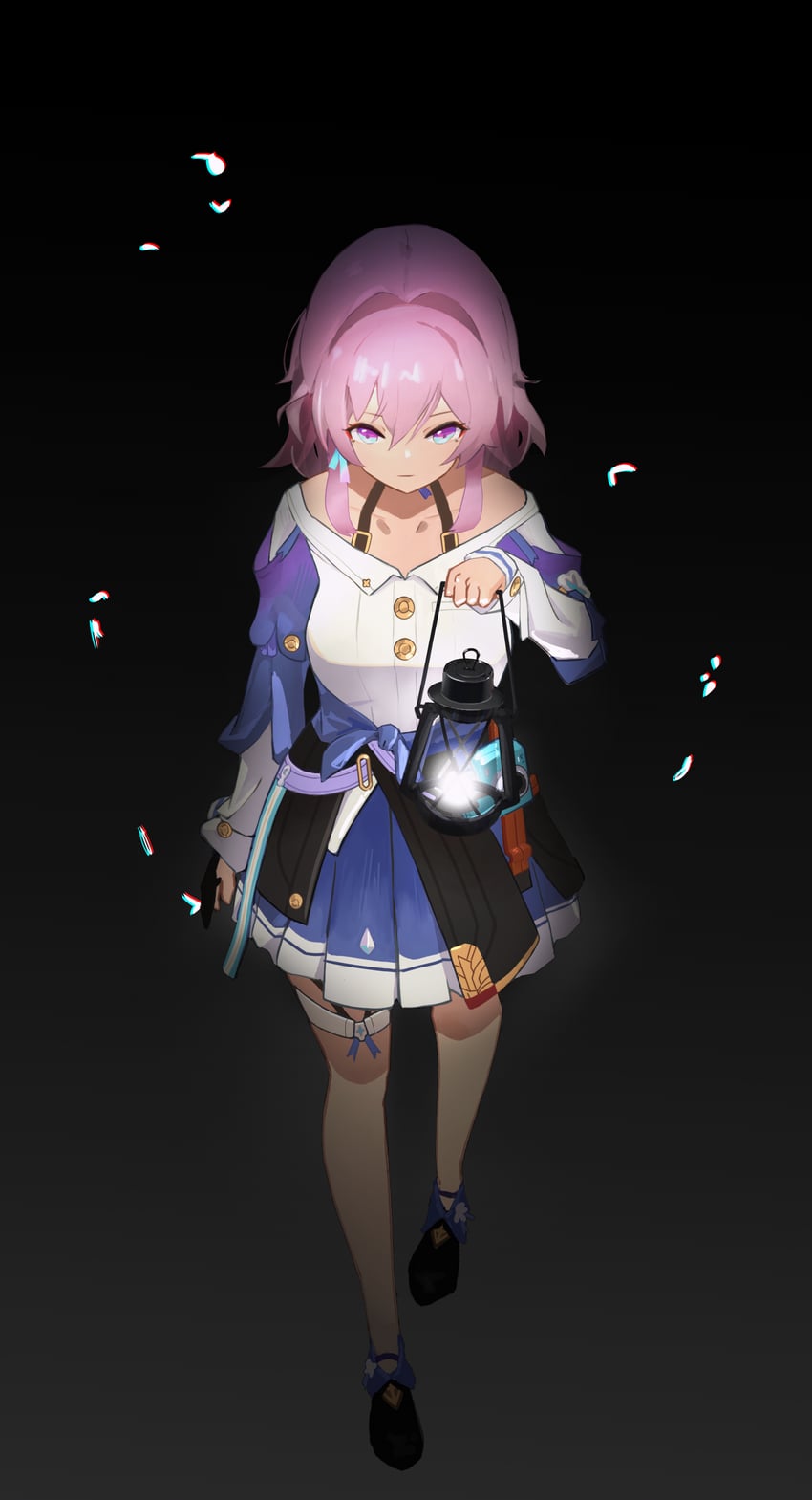 march 7th (honkai and 1 more) drawn by p1wen