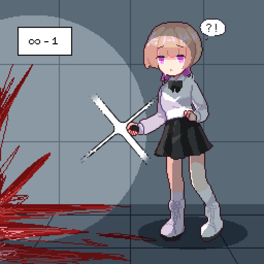 zanki mugen-chan (zanki mugen-chan vs deathtrap dungeon) drawn by kazukimiyu