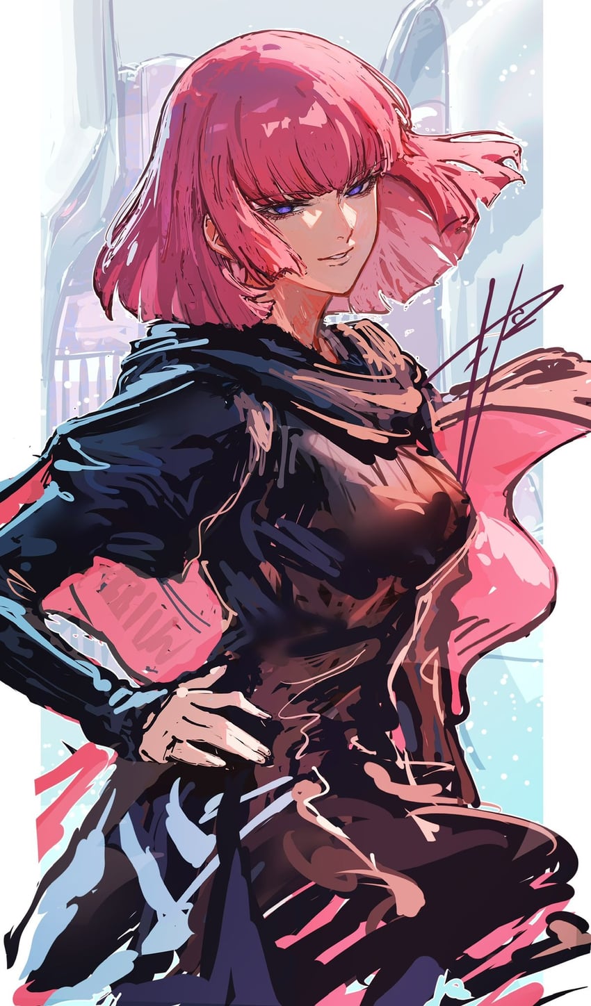 haman karn and qubeley (gundam and 1 more) drawn by makitoshi0316