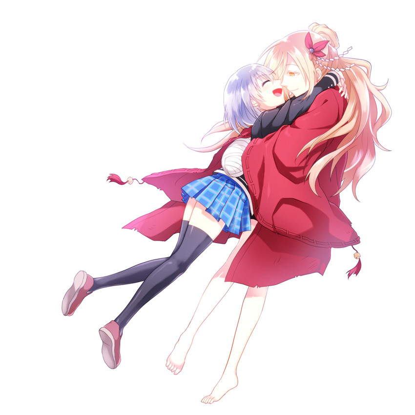 momiji and sakura ichiko (binbougami ga!) drawn by re_ghotion