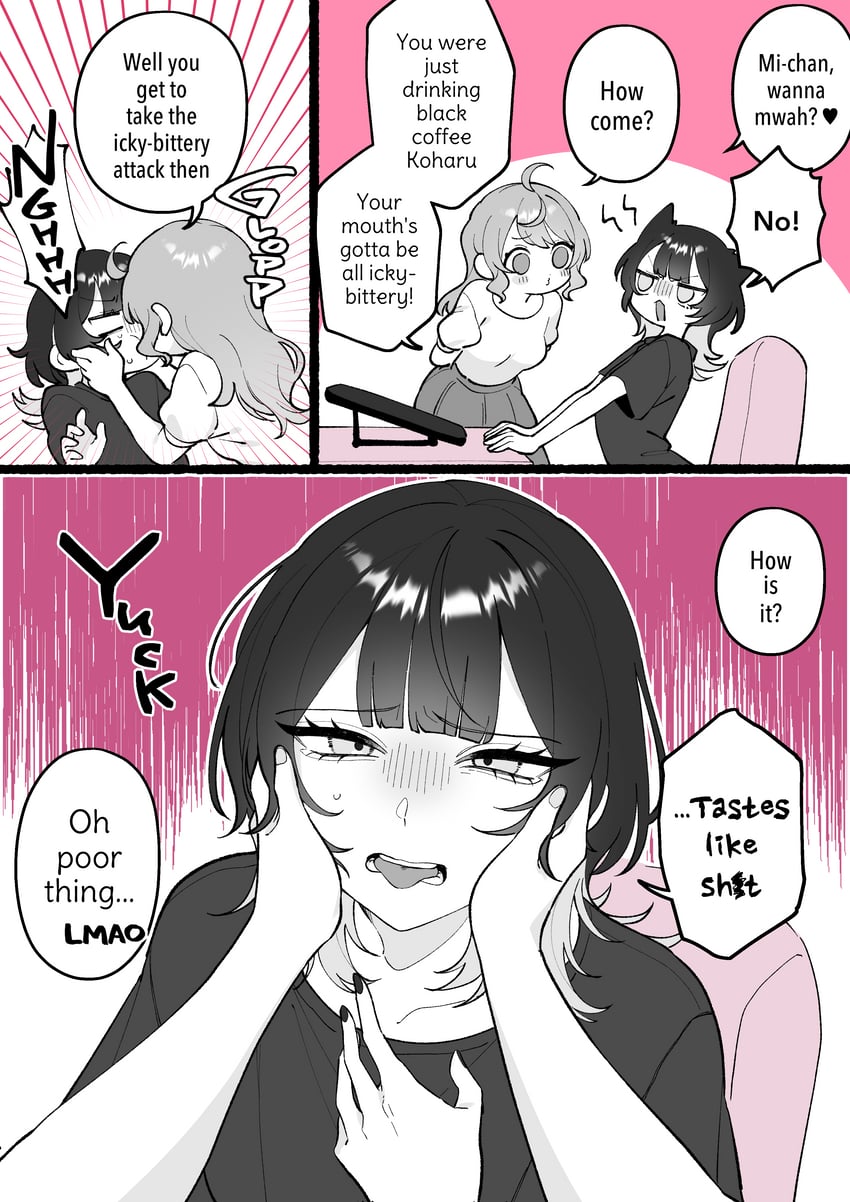 minato matsuki and koharu suzumura (koharu and minato) drawn by hyaluron_&_daruma