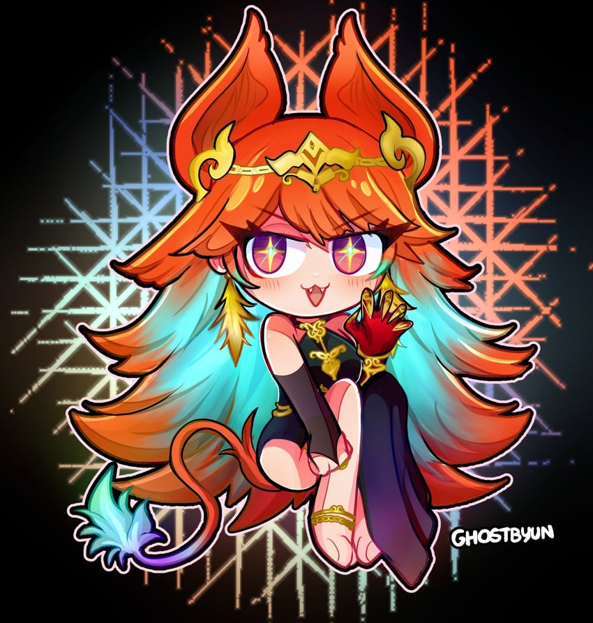 takanashi kiara (hololive and 2 more) drawn by ghosttbyun