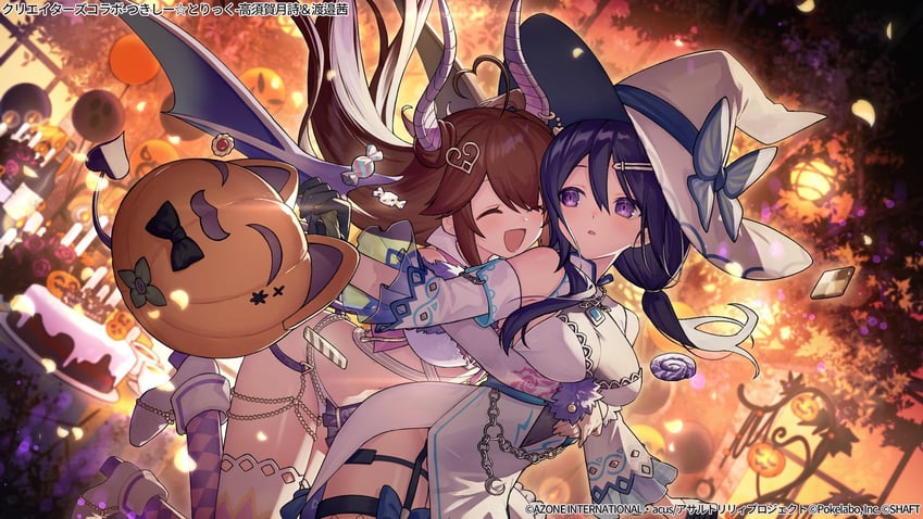 takasuga tsukushi and watanabe akane (assault lily) drawn by sacanahen