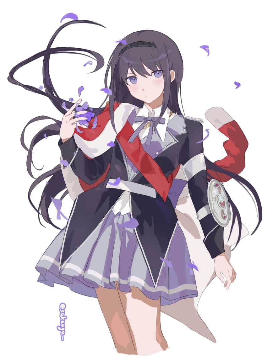 akemi homura (mahou shoujo madoka magica and 1 more) drawn by sukuuyu
