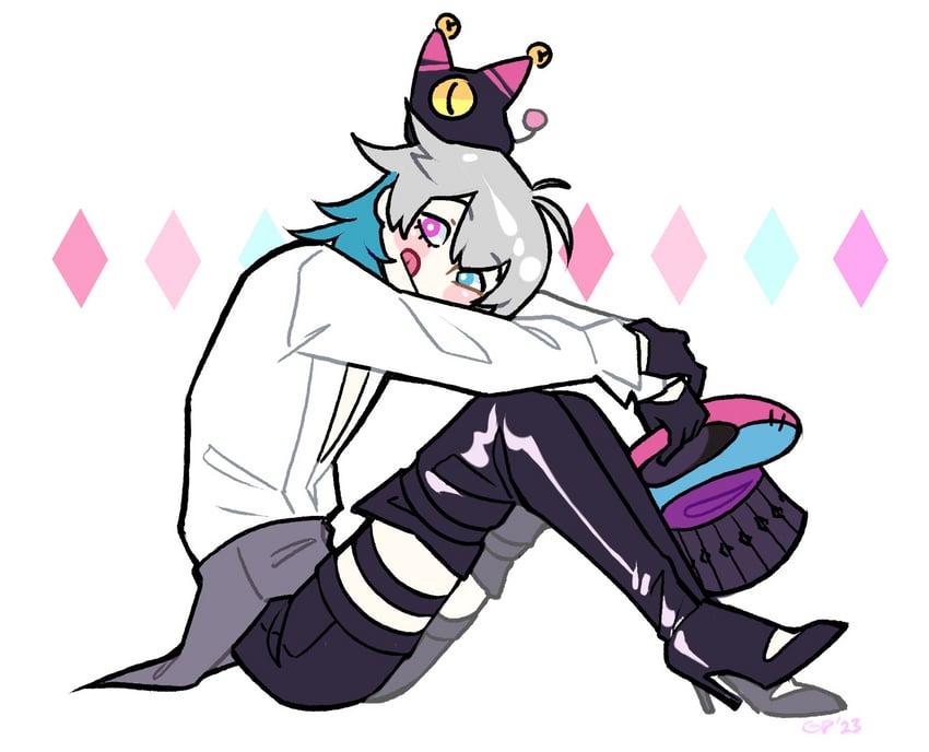 gavis bettel (holostars and 1 more) drawn by gigglepox