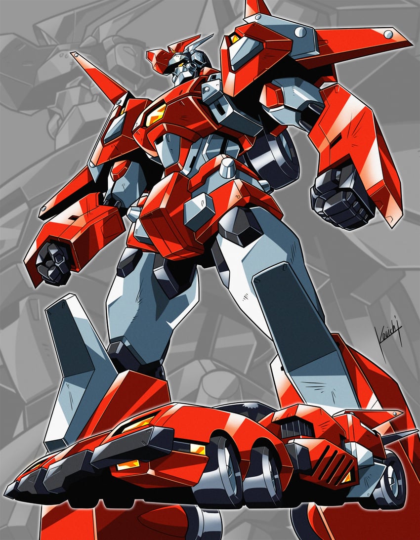 vector versus (d-1 devastator) drawn by kouichi_(kouichi-129)