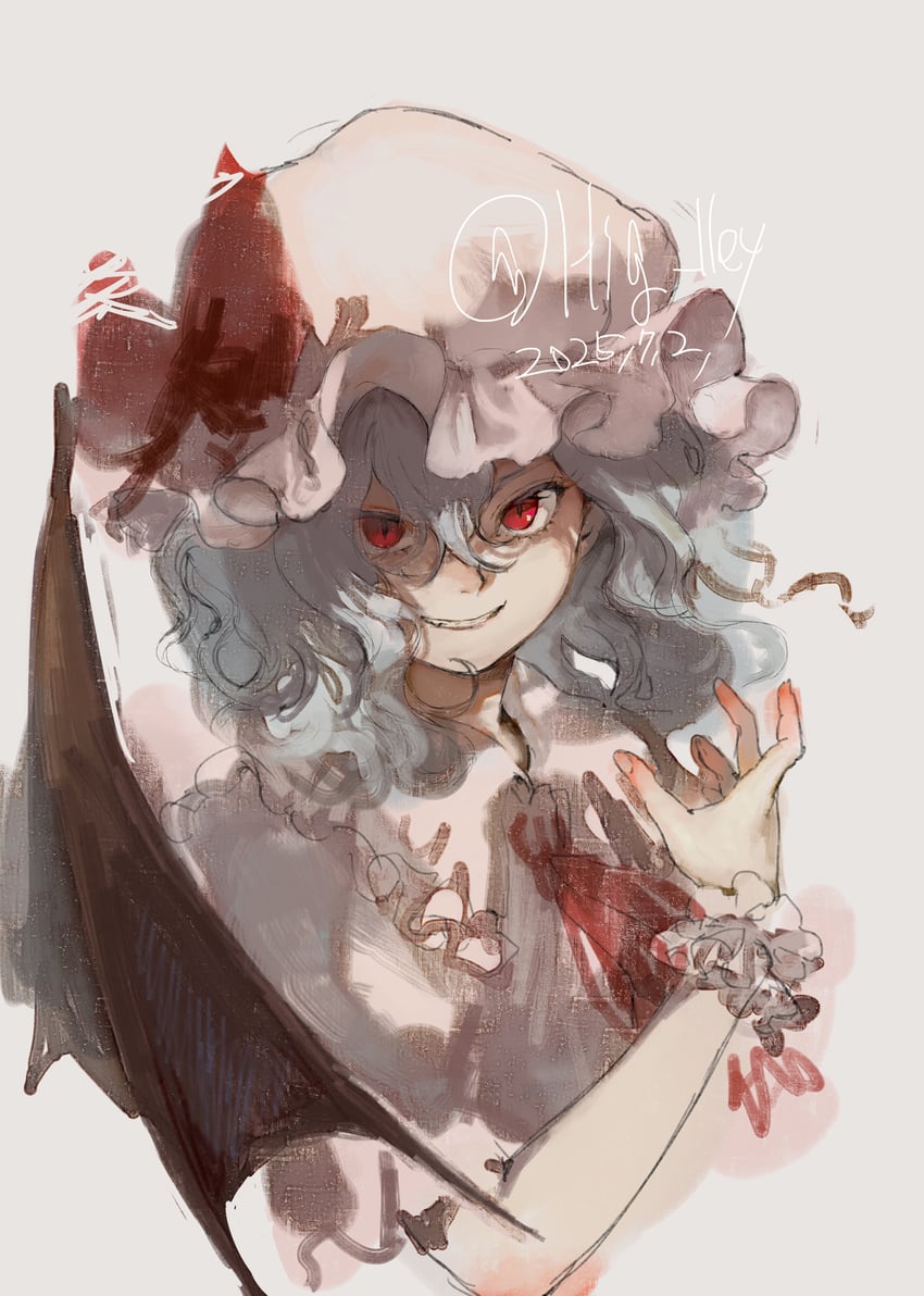 remilia scarlet (touhou and 1 more) drawn by kagari_(kgr_000)