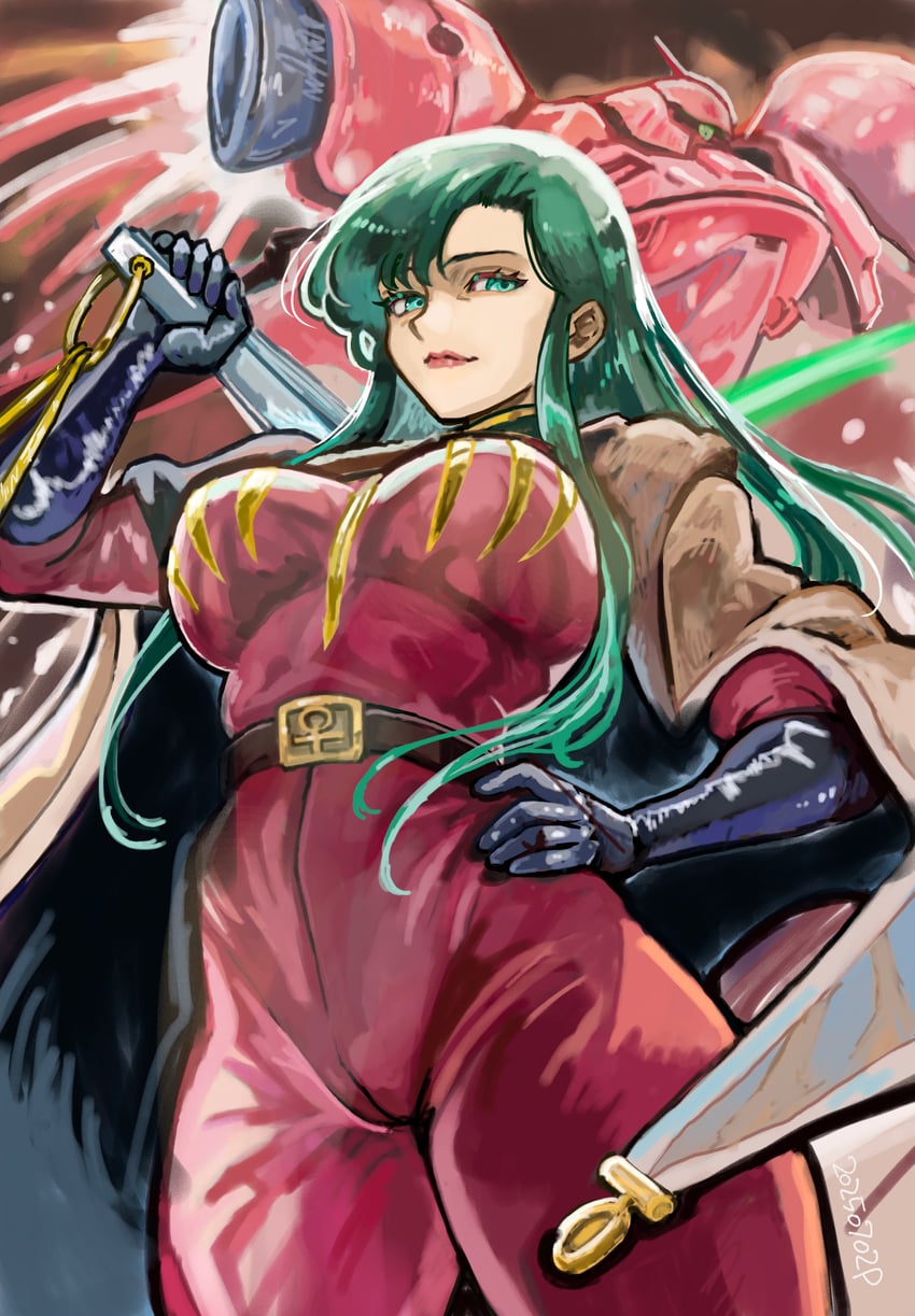cima garahau and gerbera tetra (gundam and 1 more) drawn by okrdisk2000