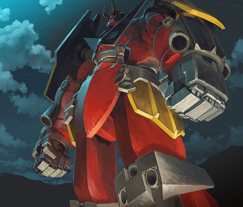 gurren-lagann (tengen toppa gurren lagann) drawn by kiharatotsunori