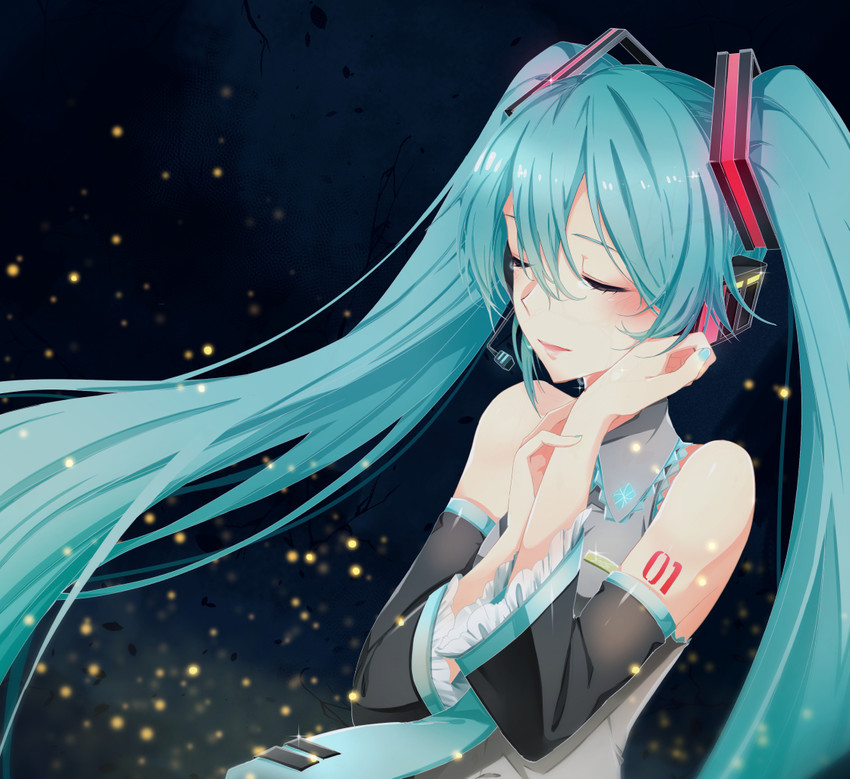 hatsune miku (vocaloid) drawn by agonasubi