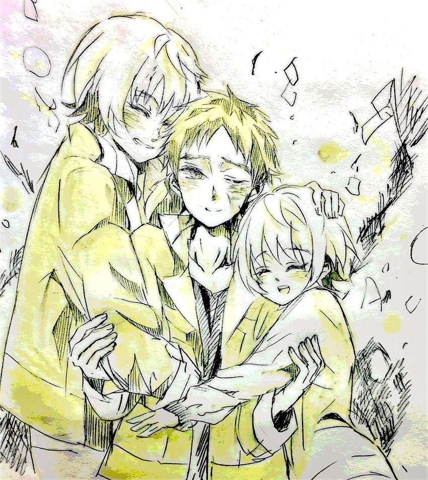 takaki uno, aston altland, and fuuka uno (gundam and 1 more) drawn by retasu_(gokigen_oyasai)
