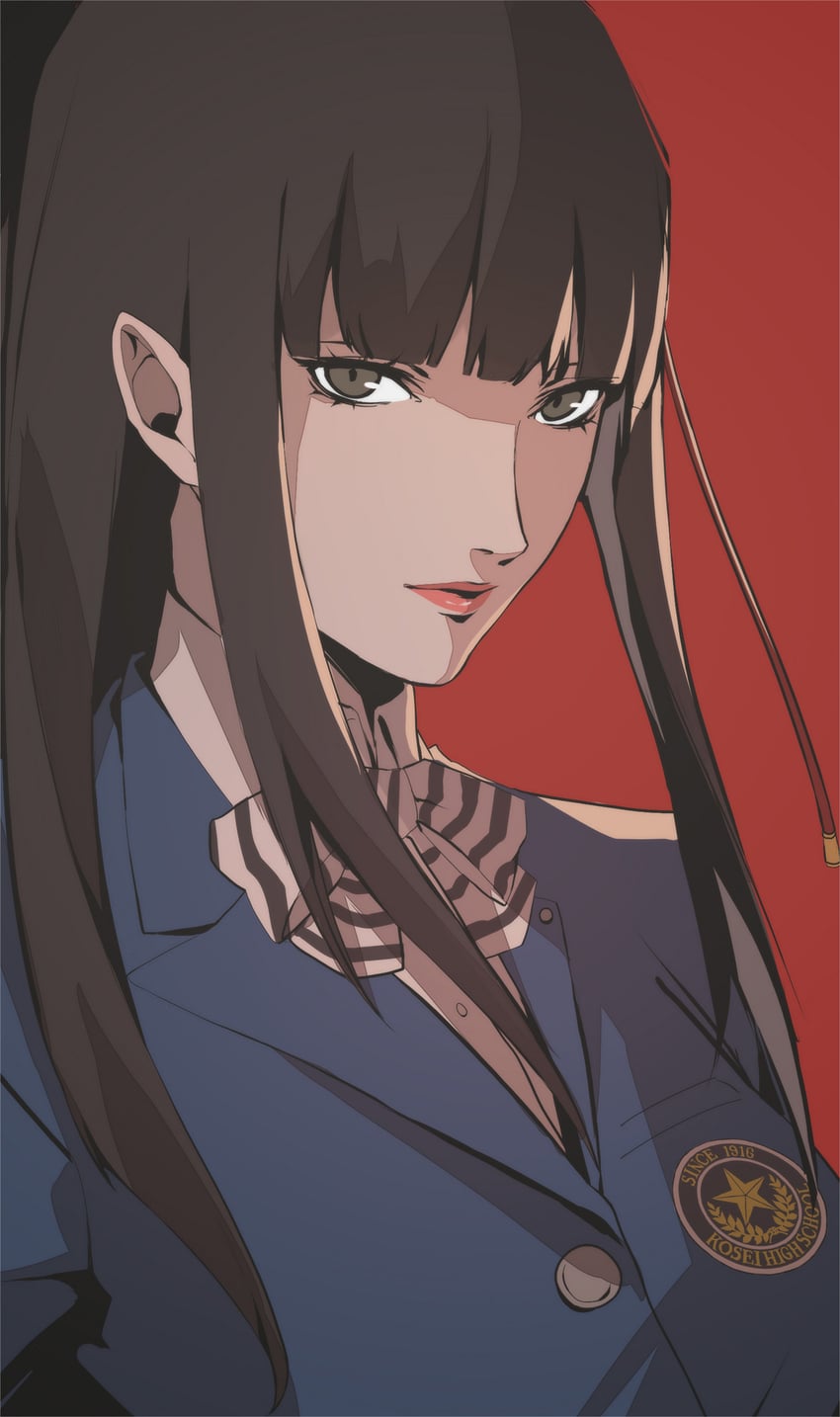 tougou hifumi (persona and 1 more) drawn by pertex_777