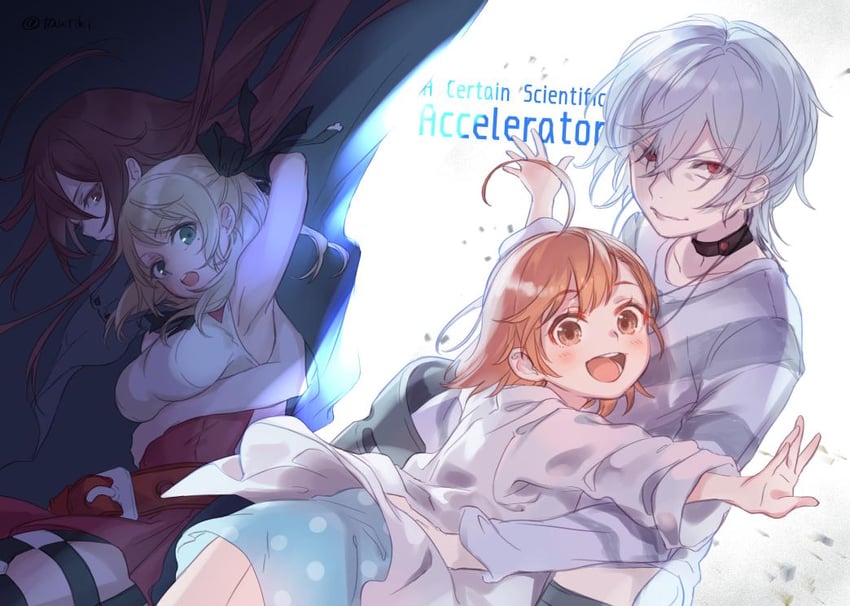 accelerator, last order, estelle rosenthal, and hitokawa hasami (toaru majutsu no index and 1 more) drawn by tautiki
