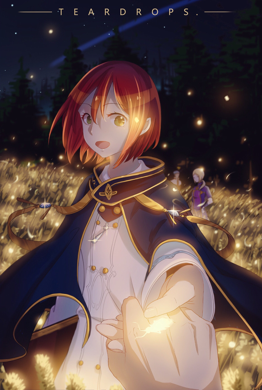 shirayuki, kiki seiran, and mitsuhide lowen (akagami no shirayukihime) drawn by teardrops_(user_vgvd7733)