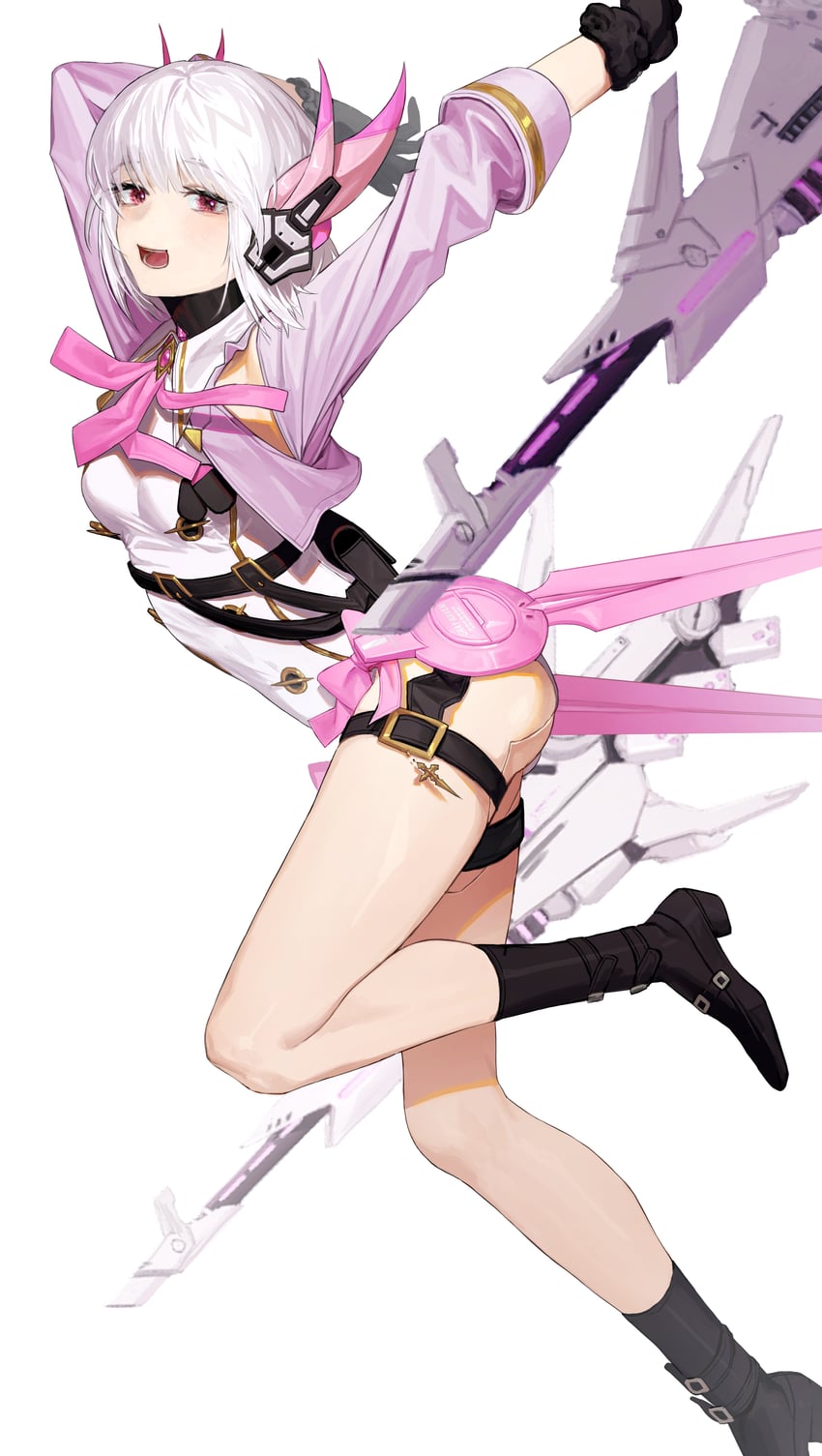 liv and liv: lux (punishing: gray raven) drawn by shrimpun