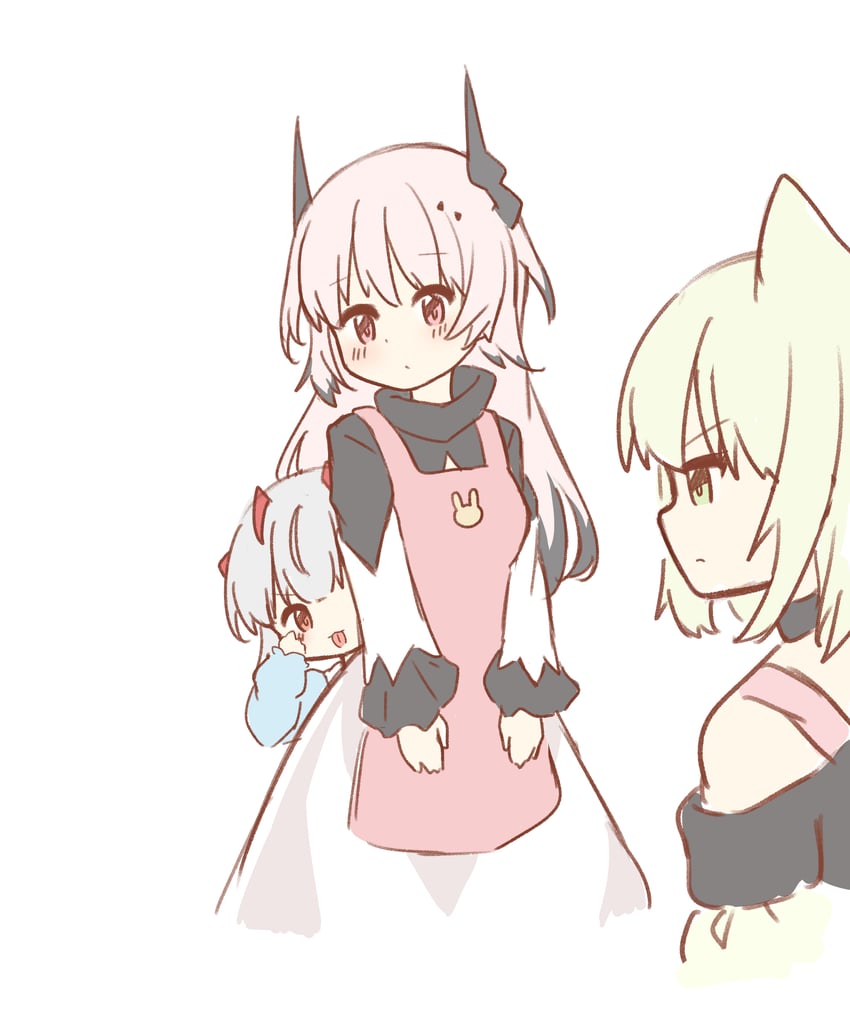 kal'tsit, w, and theresa (arknights) drawn by ryoku_sui