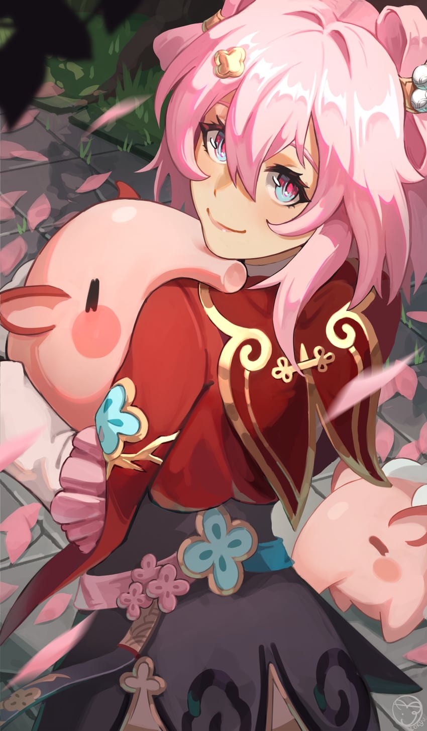 march 7th and tuskpir (honkai and 1 more) drawn by lo_kyu