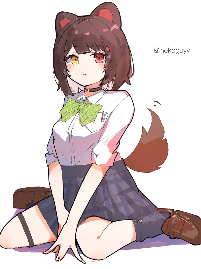 inui toko (nijisanji) drawn by neko_kai-san