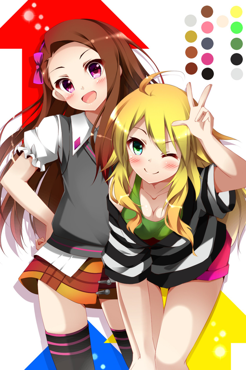 hoshii miki and minase iori (idolmaster and 1 more) drawn by nironiro