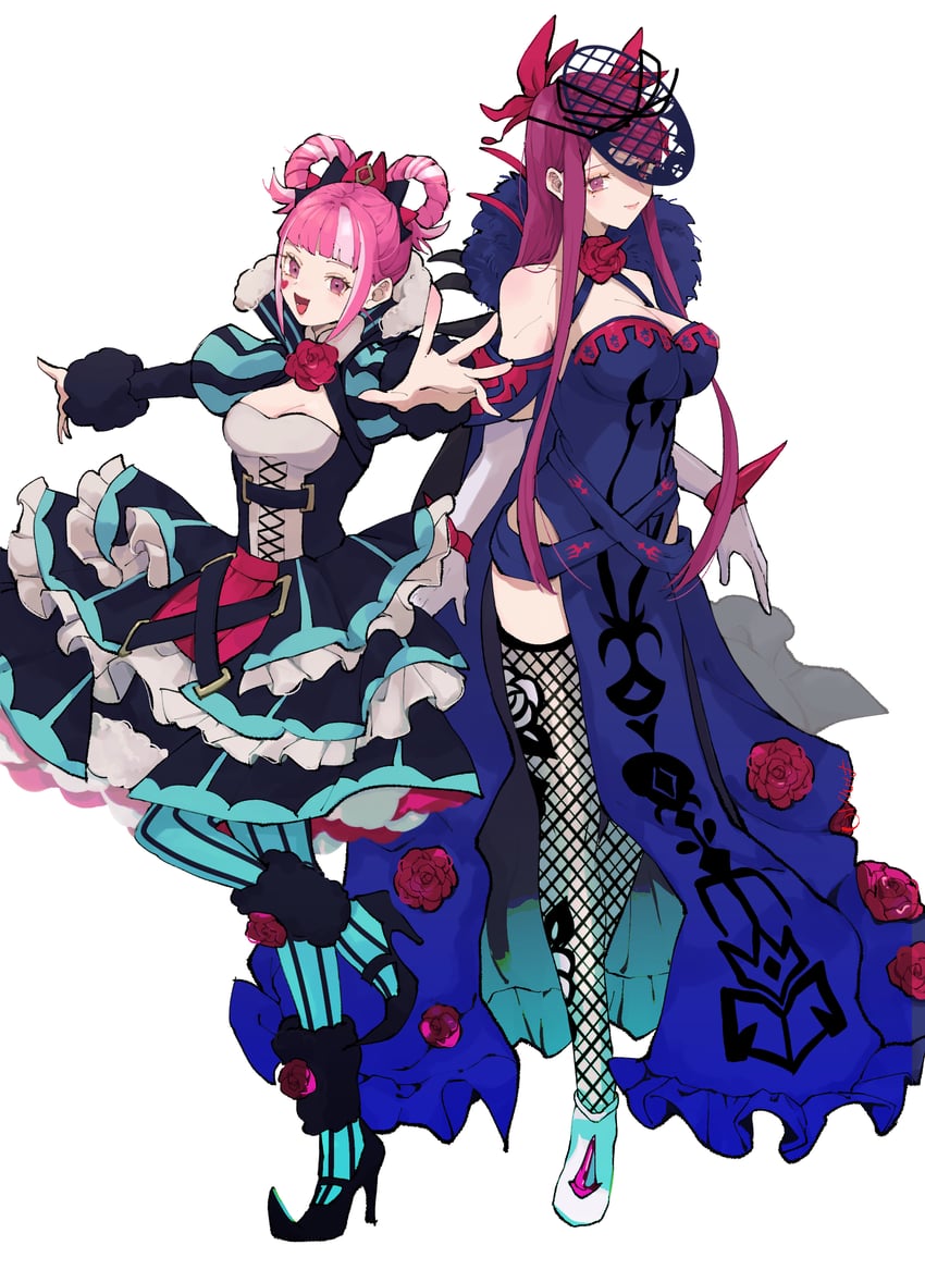 ivy and hortensia (fire emblem and 1 more) drawn by yachimata_1205