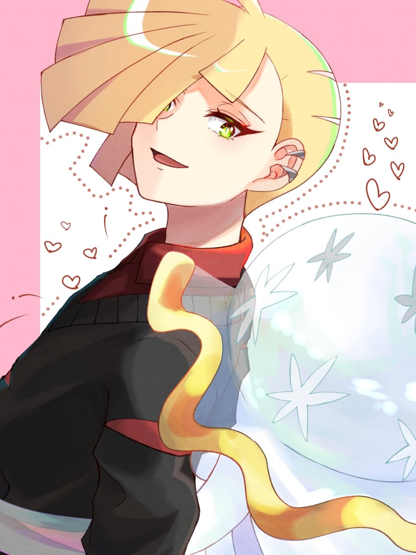 gladion, nihilego, and lillie (pokemon and 1 more) drawn by ssn_(sasa8u9r)