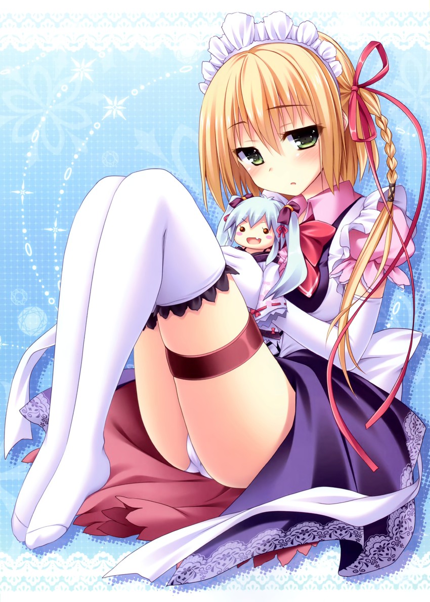 linja oehlenslaeger and himeguri karin (unmei senjou no phi) drawn by bankoku_ayuya