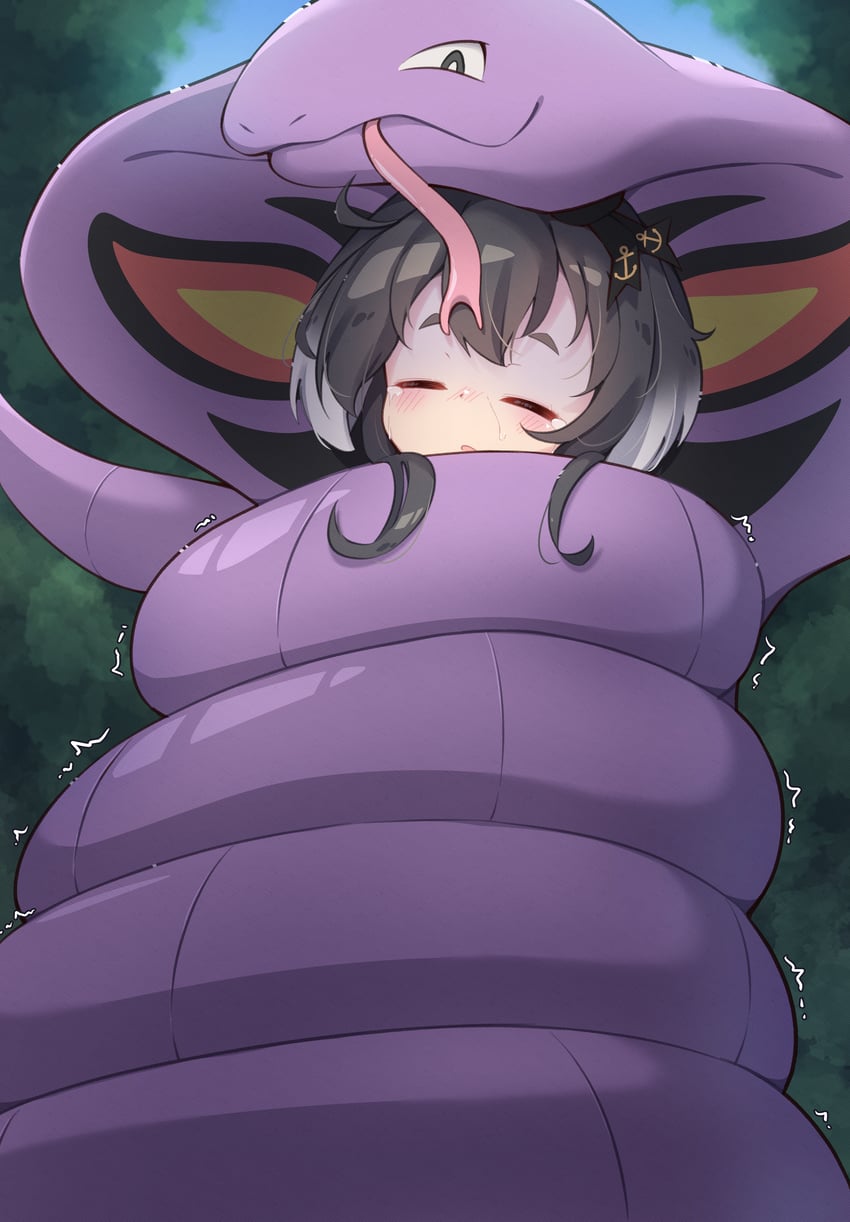 tokitsukaze and arbok (kantai collection and 1 more) drawn by x_noki9
