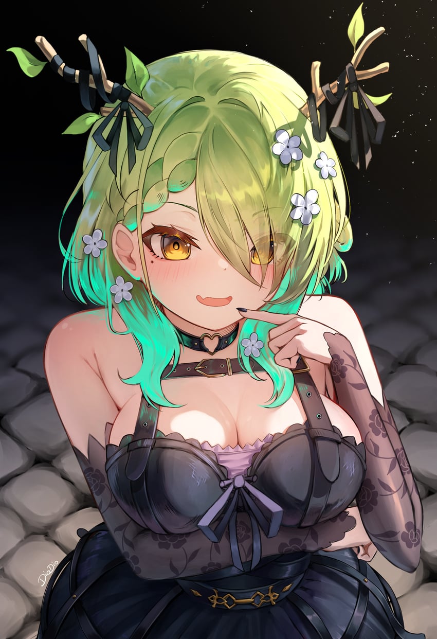 ceres fauna (hololive and 1 more) drawn by dio_dio