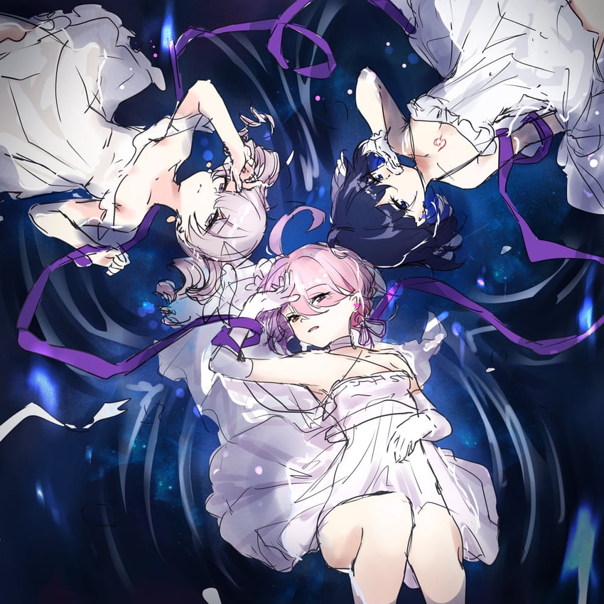 bronya zaychik, seele vollerei, and sin mal (honkai and 1 more) drawn by sin_mal0909