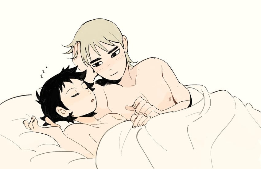wallace wells and todd ingram (scott pilgrim and 1 more) drawn by yuyu_uu27