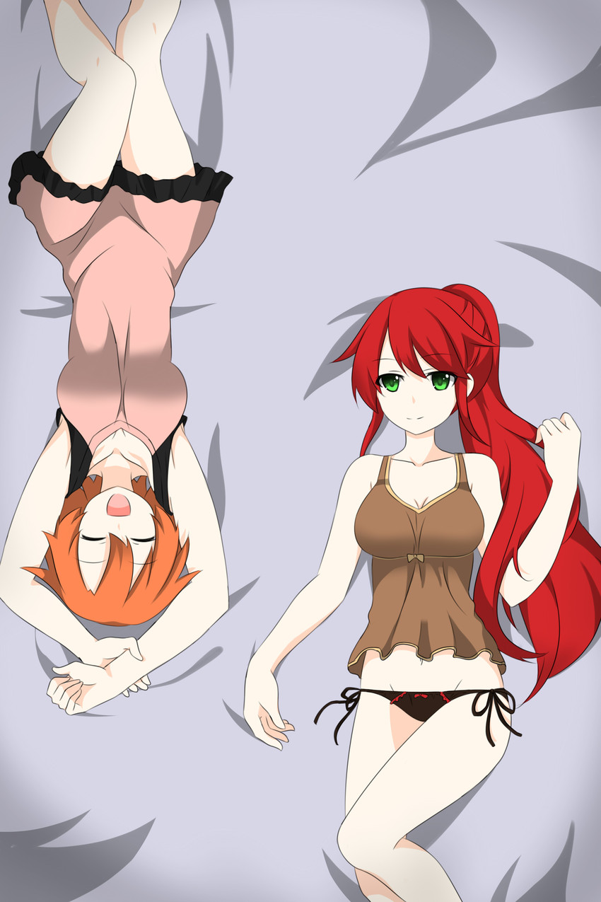 pyrrha nikos and nora valkyrie (rwby) drawn by shikniful