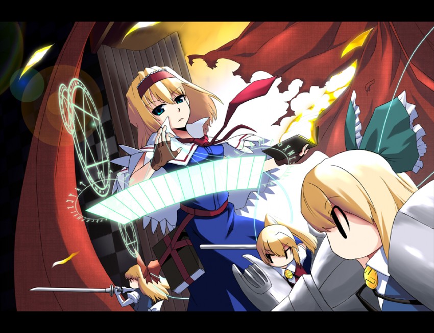 alice margatroid and shanghai doll (touhou) drawn by oyaji-sou