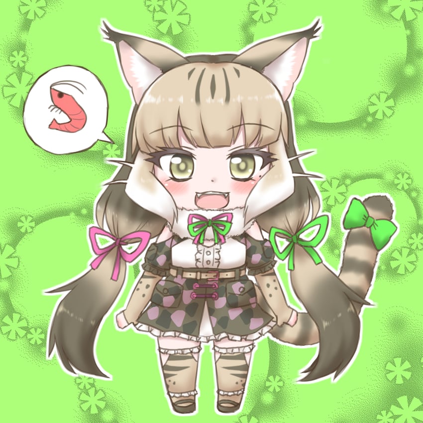 jungle cat (kemono friends and 1 more) drawn by mabuta_(mbt)