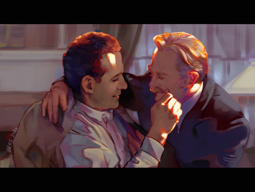 leland stottlemeyer, tony shalhoub, ted levine, and adrian monk (monk) drawn by xenomoss