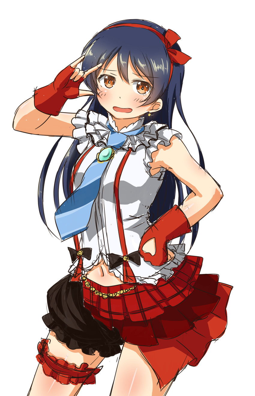 sonoda umi (love live! and 1 more) drawn by udan