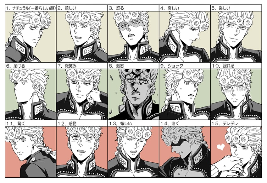 giorno giovanna (jojo no kimyou na bouken and 1 more) drawn by haruko_(chikadoh)
