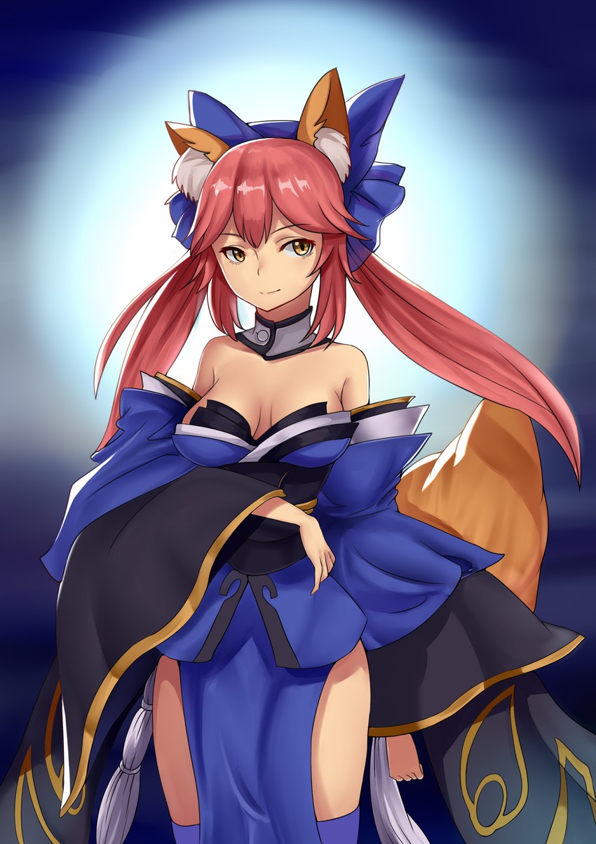 tamamo and tamamo no mae (fate and 4 more) drawn by akako_(lovewwsh521)