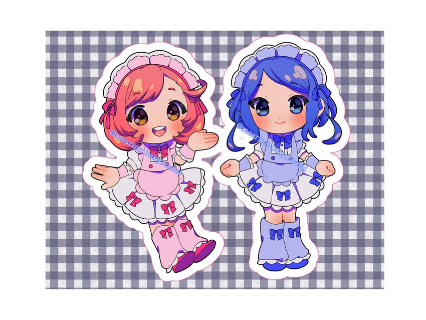 ayase naru and rinne (pretty series and 2 more) drawn by mea_(meari_mr)
