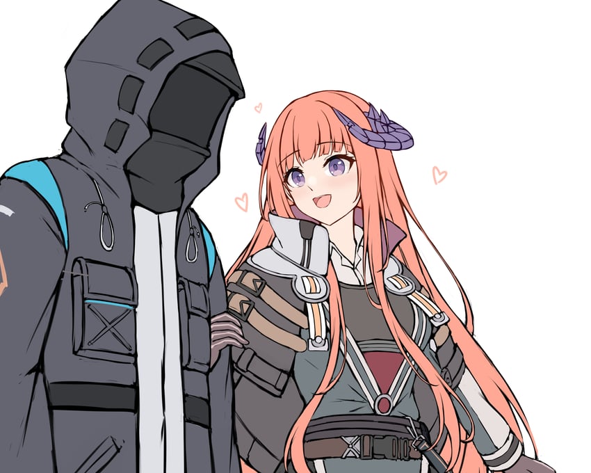 doctor and bagpipe (arknights) drawn by gongbangmanchi_(daisy_cutter)