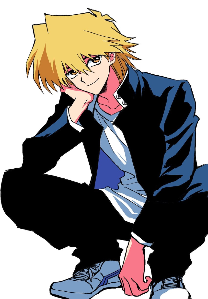 jonouchi katsuya (yu-gi-oh! and 1 more) drawn by flowercrabcake