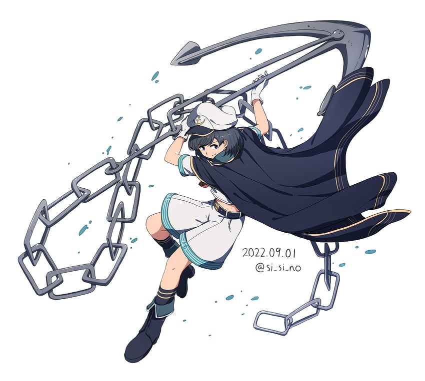 murasa minamitsu (touhou and 1 more) drawn by shishi_osamu